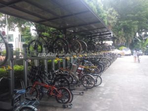 single sided bike racks