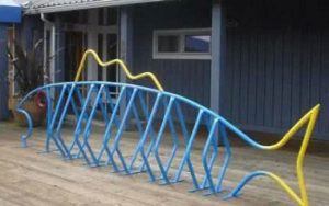 custom single sided bike racks