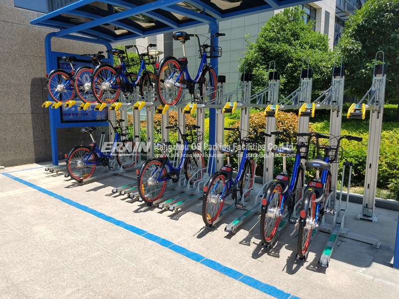 Public transport bike racks