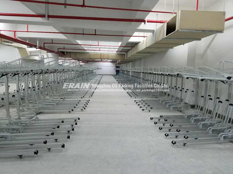 vertical press double bike racks